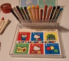 Rare  htf Hello Kitty sanrio Lot Collectible Memorabilia  Vintage Stamp Comb Pen