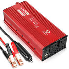 1000w 2000 Watt Car Power Inverter Laptop Phone Charger 12v To 110v Adapter Dc