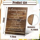Memorial Table Sign For Wedding Wedding Wooden Decorations For Reception Sympa