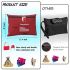 Red Cash Bag With Lock And 2 Keys Money Bag For Cash With Lock 11 4   8 3inch   