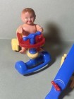 Renwal Dollhouse Furniture Lot Playground Kiddie Car Slide See Saw Baby Dolls 