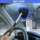 Windshield Cleaning Tool Kit Car Window Glass Wiper Cleaner Brush Pad Extendable