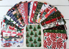 Destash - Large Lot Of 50 Christmas Journal Cards In Assorted Decorative Paper