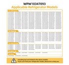 Wpw10347093 Ice Bucket Bin For Whirlpool Wrf757sdem00 Wrf736sdam14