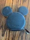Disney X Coach Mickey Mouse Coin Case - Black - Nwt