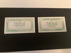 Vintage Buster Brown Bucks 2 Pcs 10c   50c Mcneil Manitowoc Wis Free Shipping