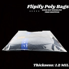 12x15 Clear Poly Bags Large Plastic Packaging Open Flat Packing T-shirt Apparel