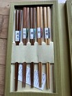 5 Pair Wood Chopsticks Classic Beautiful Gift - Brand New