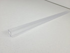 Clear Towel Bar Rod Rack 24 Inch Acrylic Plastic Mid Century Modern Vintage