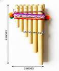 Small Zampo  a Panpipe  chili  For Kids Beginners Made It Of Bamboo