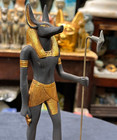 Authentic Ancient Egyptian Antique Rare God Anubis Statue Figurine Bc
