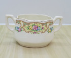 Mount Clemens Pottery Mildred Mini Open Sugar Bowl Gold Trim Usa 1920s Antique