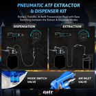 Omt 10l Pneumatic Transmission Fluid Pump Extractor   Dispenser Tool 15 Adapters