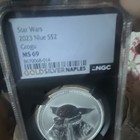 Niue Star Wars 2023  2 Grogu Ngc Ms69 Slabbed Silver Coin Rv Proof