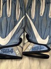Unc North Carolina Blue Nike Superbad 4 0 Team Issued Football Gloves Size Xl