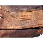 1940 s Nokona Baseball Mitt Split Finger Glove Rht Model Soft Supple Puffy Vtg