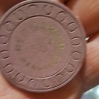 Red Garter Brown 50   Casino Chip Wendover Nevada Collectible Gaming Token