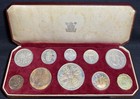 Great Britain 1953 Queen Elizabeth Ii Coronation Proof Coin Set  Complete W  Box
