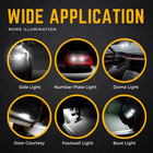 10pcs 501 W5w T10 Led Car Bulbs Red Tail Light Bulb 12v