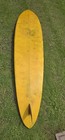 Vintage Surfboard 7 11  By Milton Wheeler With Lighting Bolt Style Rail Bolts 