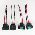 Wire Pigtail Female C H11 Two Harness Head Light Low Beam Bulb Replace Connector