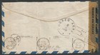El Salvador To Argentina Censored Airmail Cover 1945 San Miguel Cancel