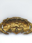 Antique French Ormolu Brass Plated Furniture Pediment mount Hardware Decoration