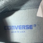Ds Vtg 80s Converse All Star Made In Usa Black Velour Low 9  With Og Box