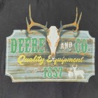 John Deere Mens Zip Up Hoodie Green Logo Tractor Farm Work Size M