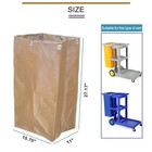 Janitorial Cart Bag  High Capacity Waterproof Thickened Housekeeping Commerci   