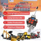 Hydraulic Control Valve With Joystick W float 2 Spool 11gpm Hydraulic Direct