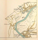 Map River Thames Brentford Isleworth Richmond Small By Henry Taunt 1885