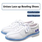 Unisex Anti-slip Bowling Shoes Men Women Breathable Bowling Sneakers Beginners