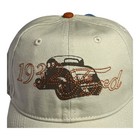 Ford 1932 Hat  32 Coupe Anniversary Cap Beige Distressed Embroidered Official