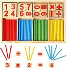 Counting Number Blocks And Sticks   Montessori Toys For Kids Learning  Homesc   