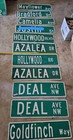 1x 30 Inch Street Name Signs Pick One  Approximately 30 Inch In Length 