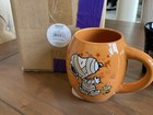 Peanuts Halloween Mug  so Cute It s Scary  Orange Ceramic Snoopy Linus  Nib