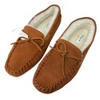 Coach Mens Size 8 5 Slippers Cc743 Suede Fleece Shearling Moccasin Shoes Nwt