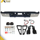 Rear Bumper Assembly Chrome Fit For 2007-2013 Chevy Silverado Gmc Sierra 1500
