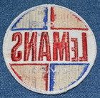 Original Vintage 70s Lemans Racing Division 3  Patch Racecar France Speed Retro