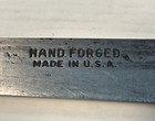 Old Antique Hand Forged Vintage Unknown Knife    W  Made In Usa Stamped   Sheath