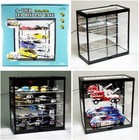 Car Display Case 4 Tier Acrylic Led Light 1 18 Model 1 24 Diecast 1 64 Cabinet