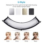 Fomito Light Reflector 70 x25 6  178x65cm Arclight Curved Eyelighter Lighting Di