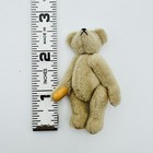 Dollhouse Miniature Little Gem Teddy Bear Jointed Handmade Bear Gray 1995 Vtg