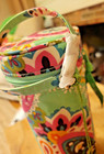 Vera Bradley Green Paisley Insulated Baby Bottle Water Holder Bag Tutti Fruiti