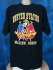 Vintage 90s Usmc United States Marine Corps T-shirt Xl Military Hip Hop Soft Nos