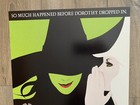 Wicked A New Musical Broadway Window Card Poster Gershwin Theatre Original Old