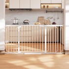 Extra Wide Baby Gate 36 6-64  For Stairs  Indoor Dog Gate  Safety Barrier  White