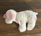 Ty Pluffies Baby Pups Pink White Tylux 2007 Puppy Plush Lovey Stuffed Toy 10   