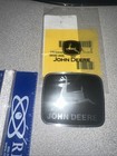 New John Deere Black   Silver Logo Decal Jd 5604
